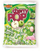 Pirulito Cherry Pop Maçã Verde 24x50u